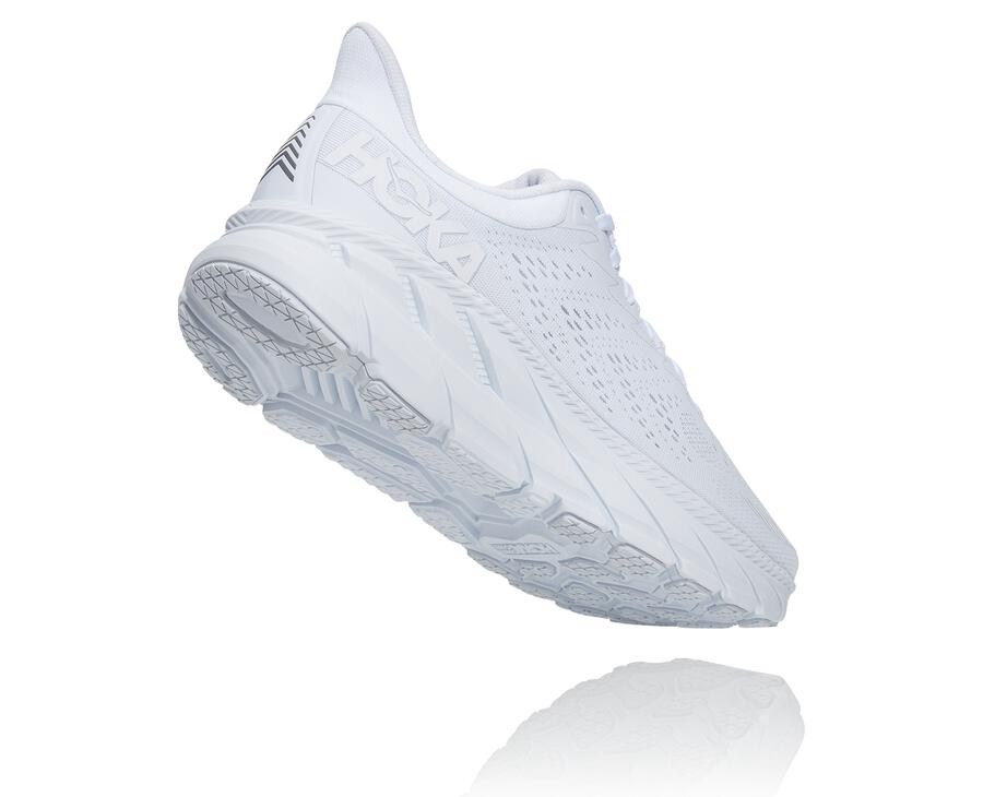 Hoka One One Running Shoes Mens White - Clifton 7 - 05672HPEL